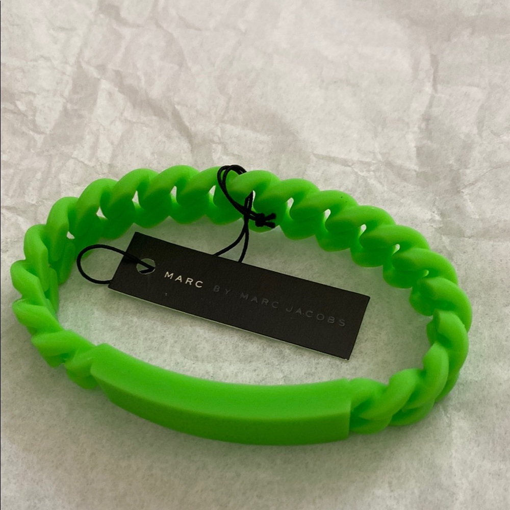 Marc by Marc Jacobs Neon Green Chain Bracelet
